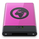 Pink Server B Icon 128x128 png